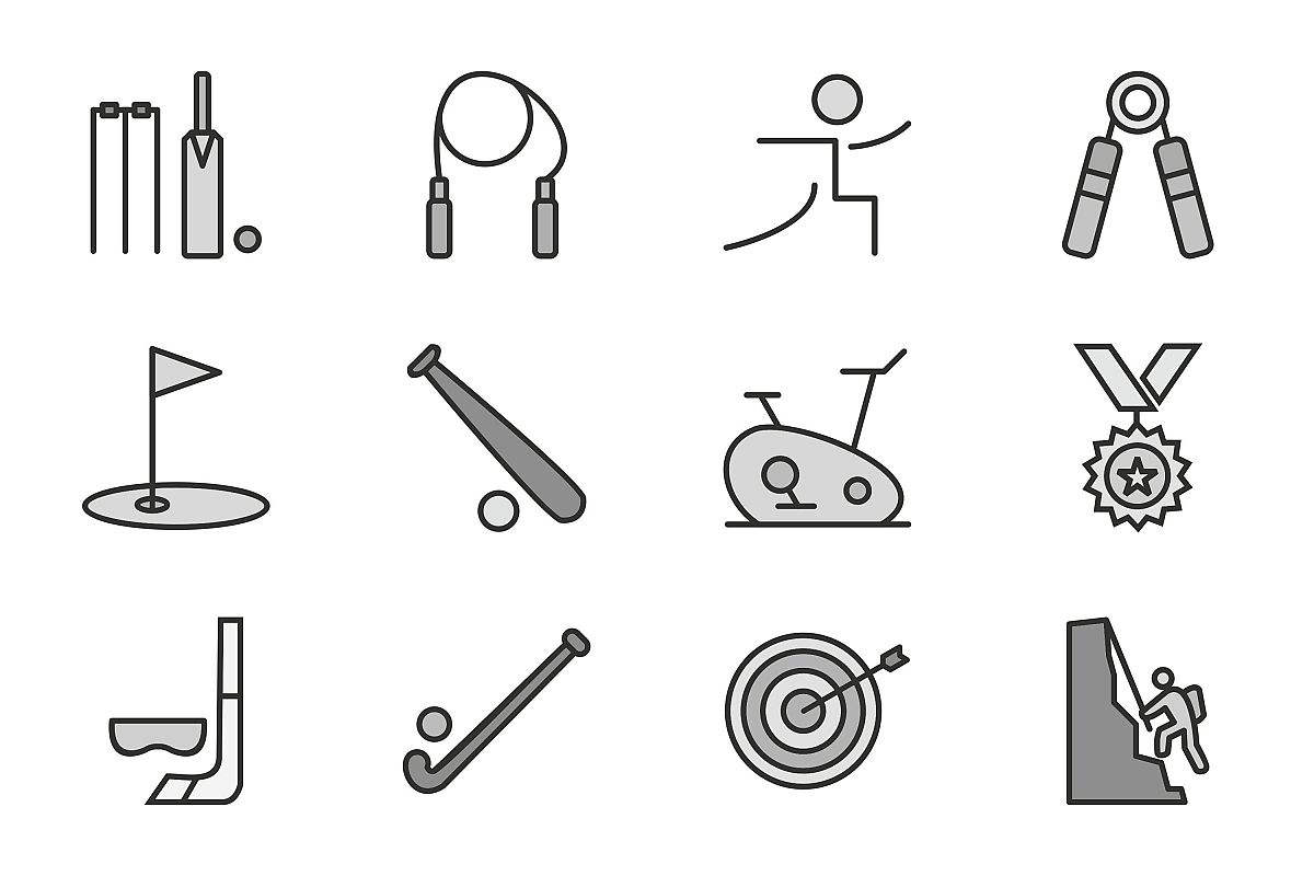 Set Of Sports And Game Icons example image 1