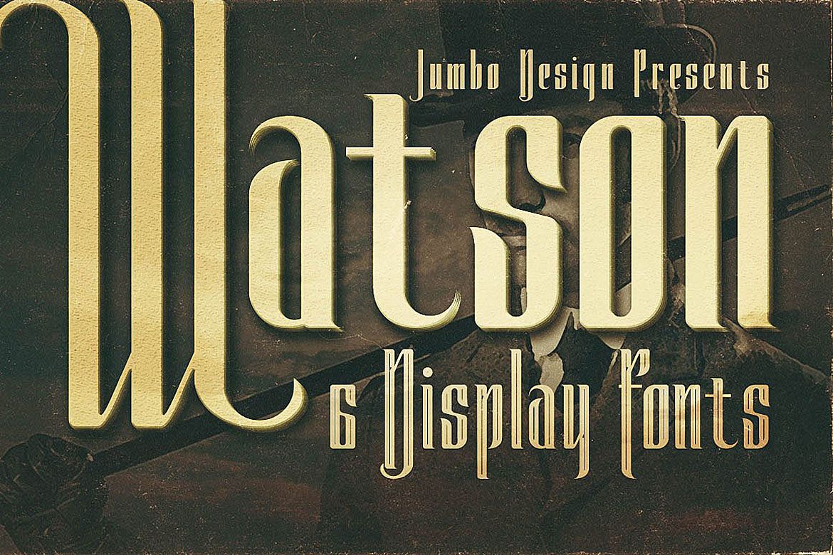 Watson - Vintage Display Font example image 1