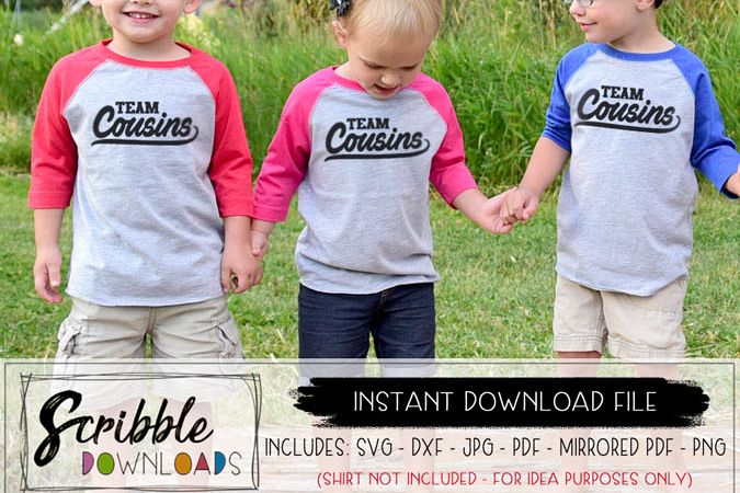 Download Team Cousins SVG matching cousin shirts DIY boy girl ...