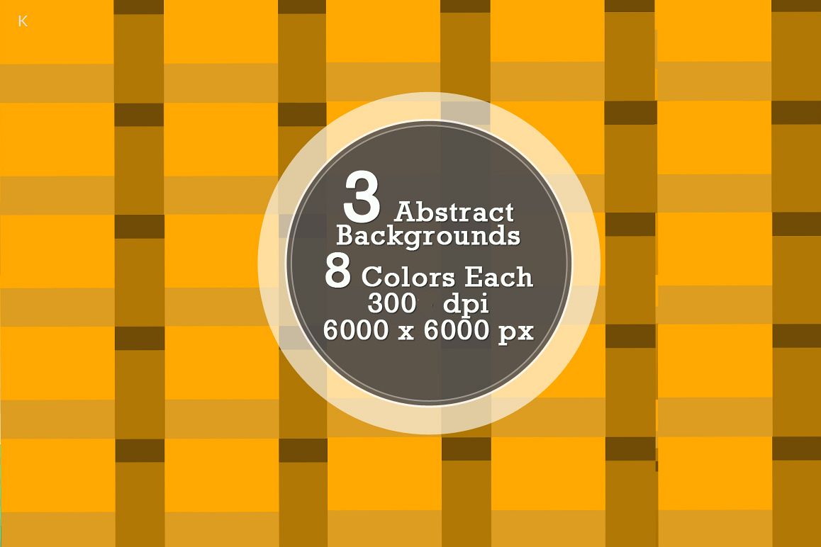 Pack of 3 Abstract Backgrounds example image 1