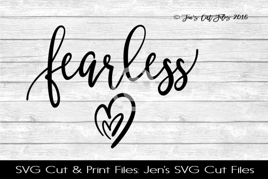 Fearless Hearts SVG Cut File example image 1
