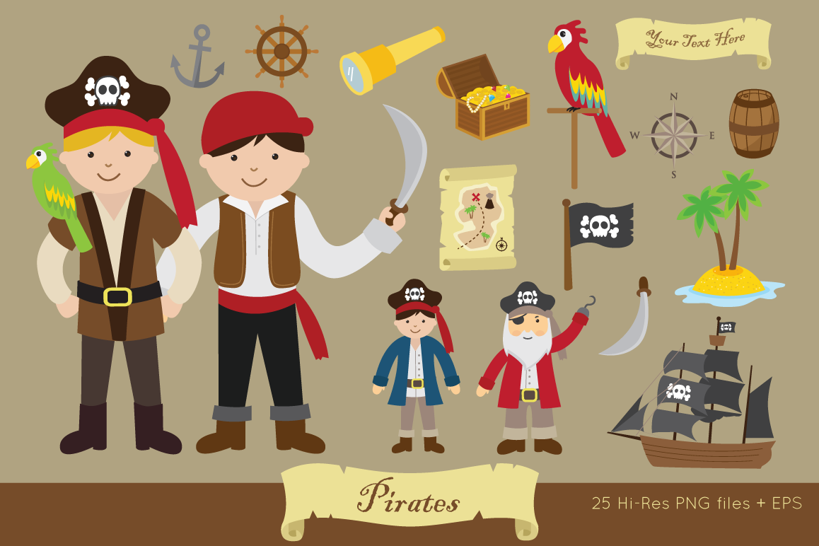 Pirates Clipart example image 1