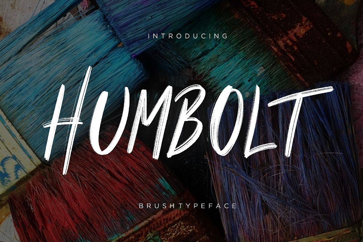 Humbolt Brush Typeface example image 1