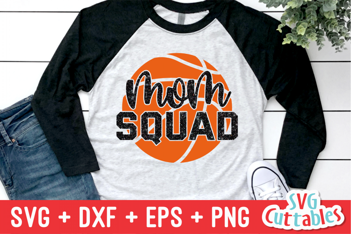 Basketball svg | Basketball Mom Squad example image 1