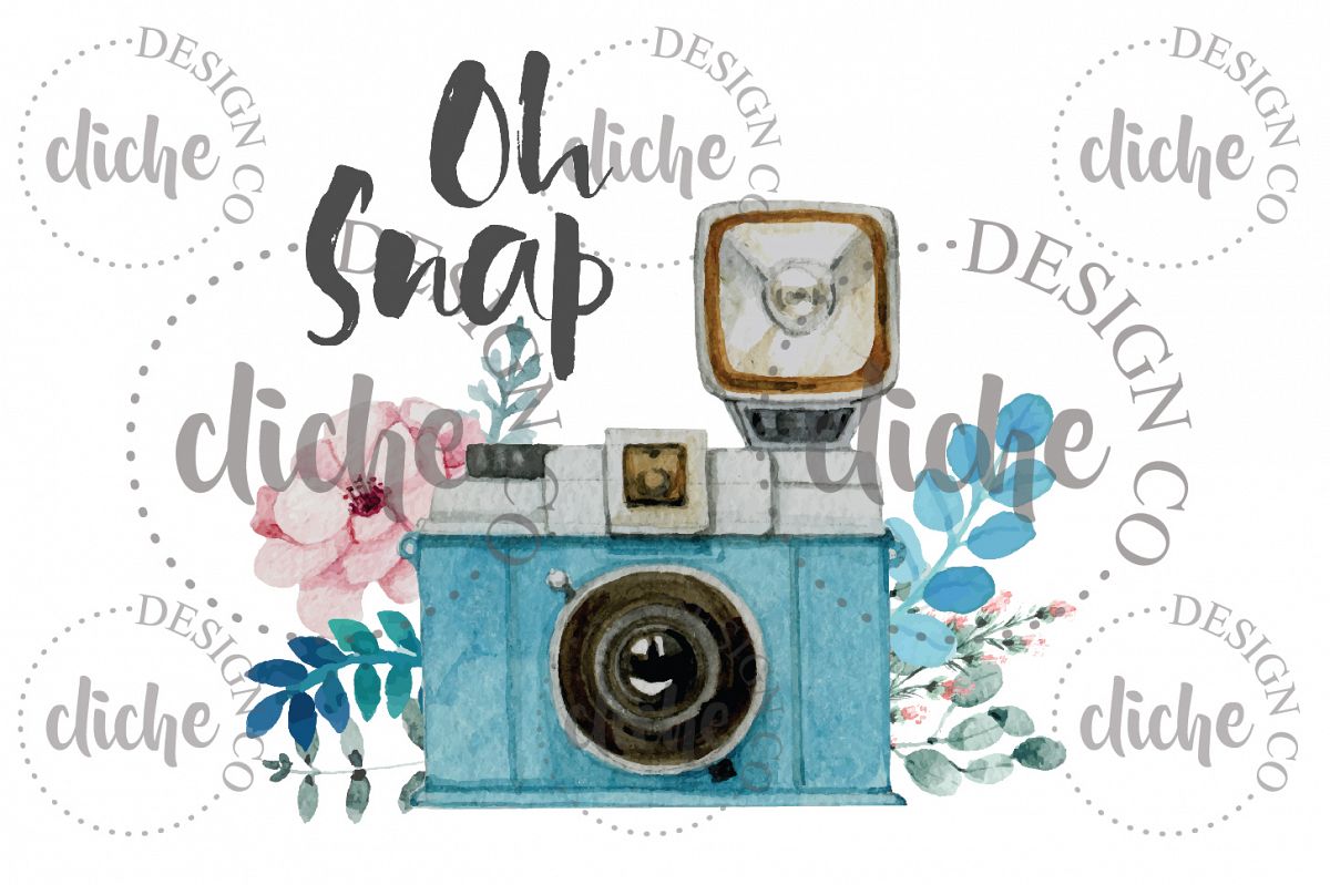 Camera Sublimation Design example image 1