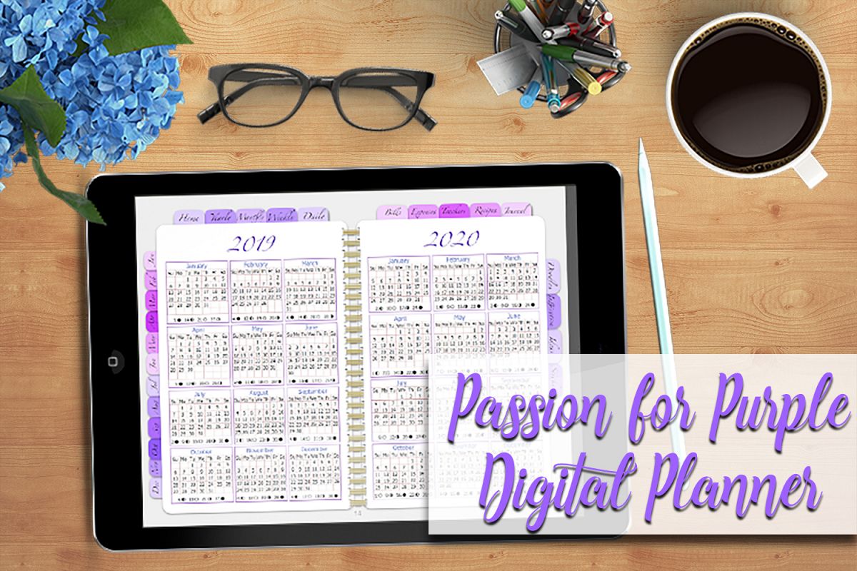 Digital Planner A Passion For Purple example image 1