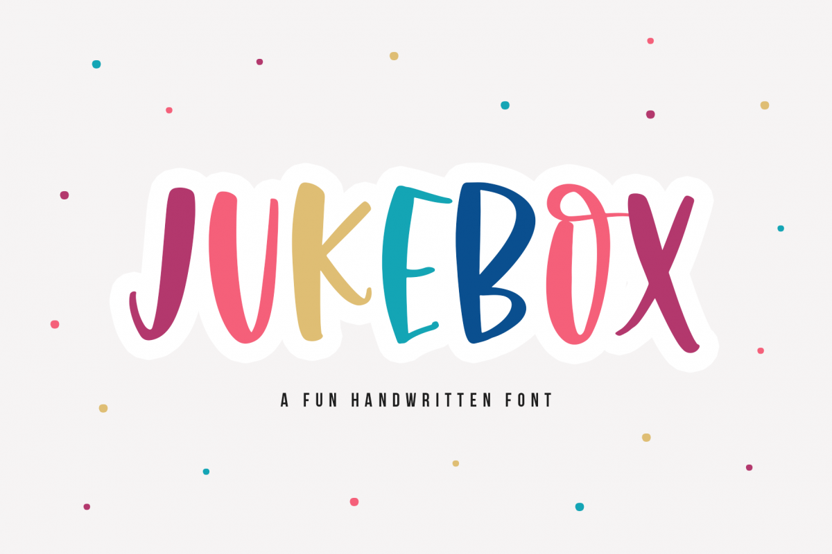 Jukebox - A Fun Handwritten Font example image 1