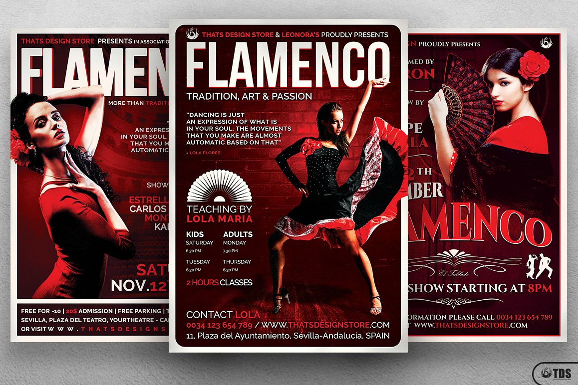Flamenco Flyer Bundle V1 example image 1