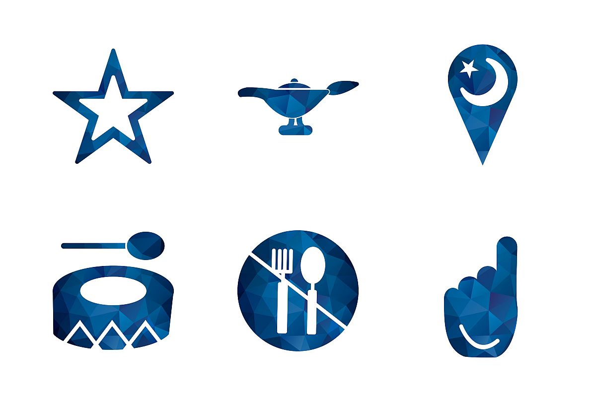 Set Of Ramadan Icons example image 1