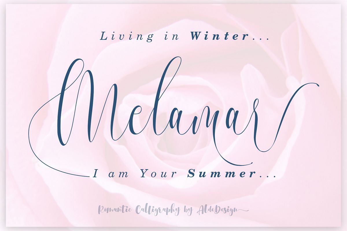 Melamar Calligraphy example image 1