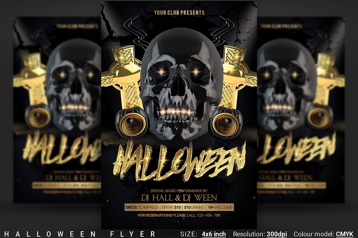 Halloween Flyer example image 1