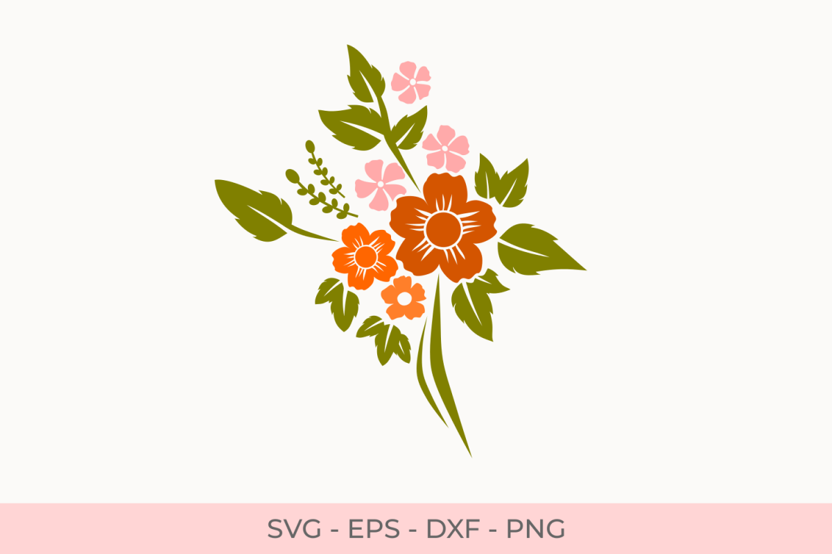 Download Flowers Svg, Florals Svg, Flower Bouquets Svg