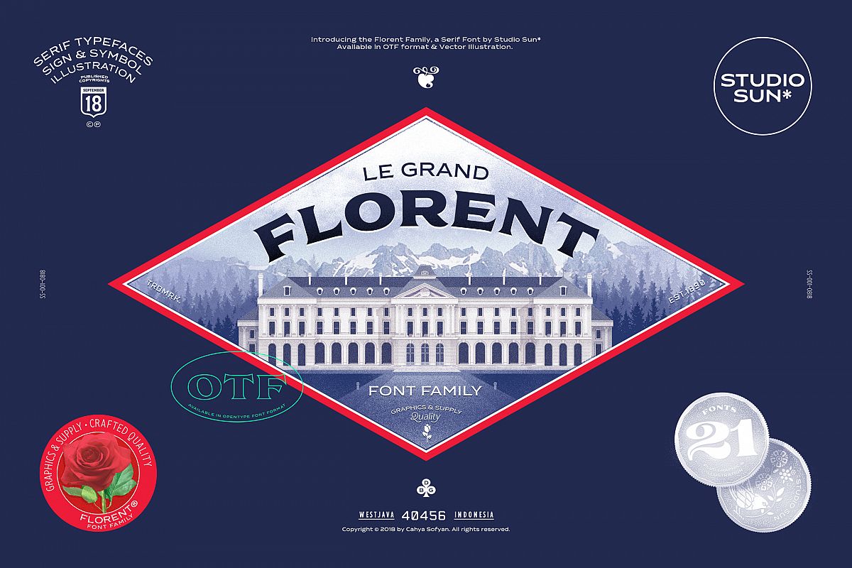 Florent Font Family example image 1