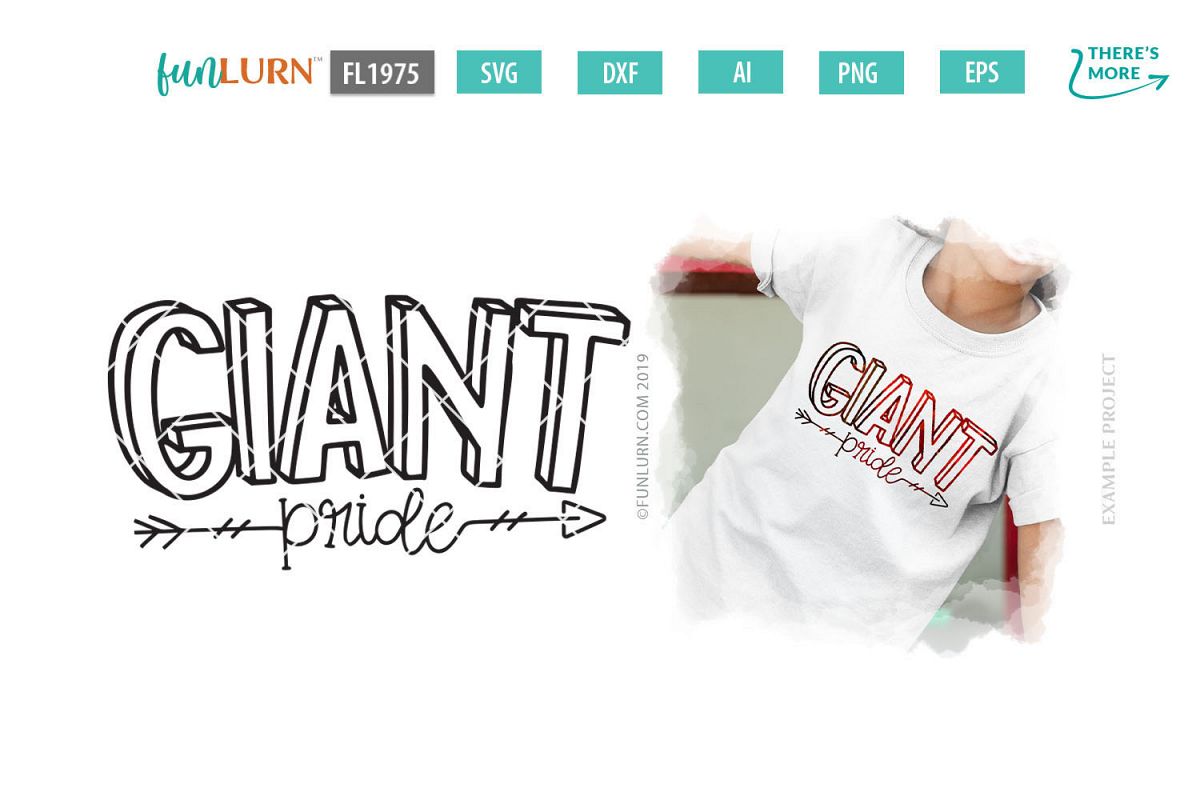 Giant Pride Team SVG Cut File example image 1