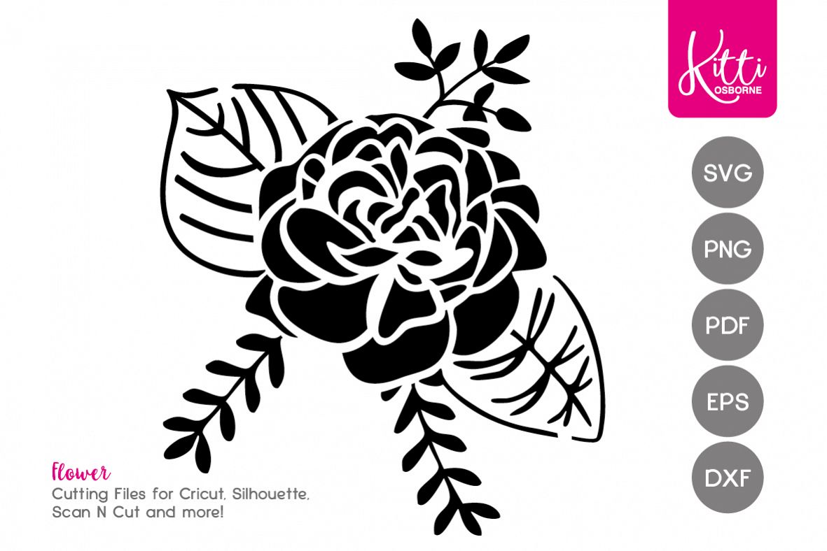 Flower cutting file example image 1