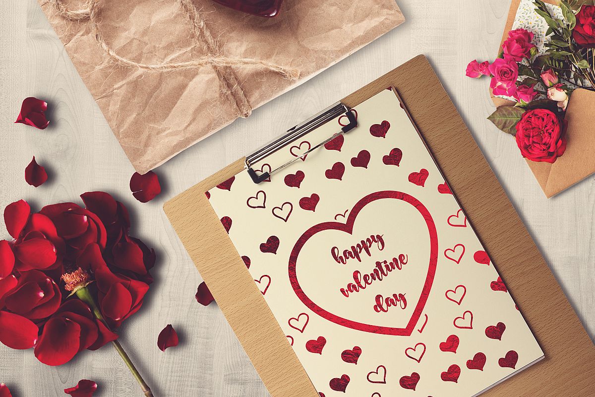 Valentine A4 Letter Mock-up #5 example image 1