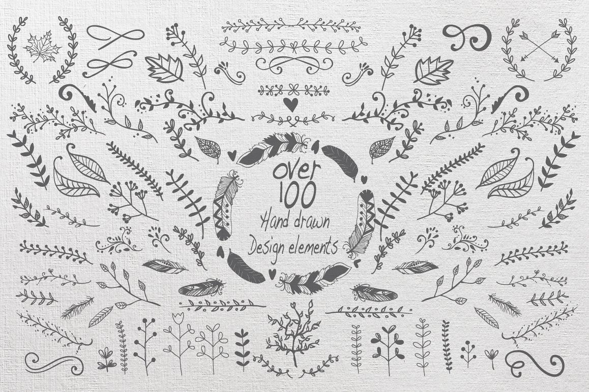 HandSketched design elements example image 1