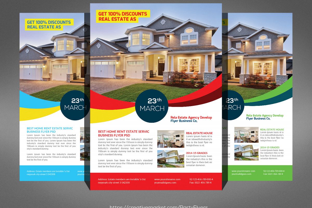 Real Estate Flyer Psd example image 1