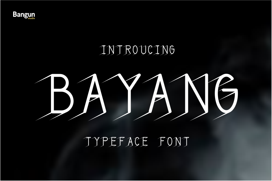 Bayangan font example image 1