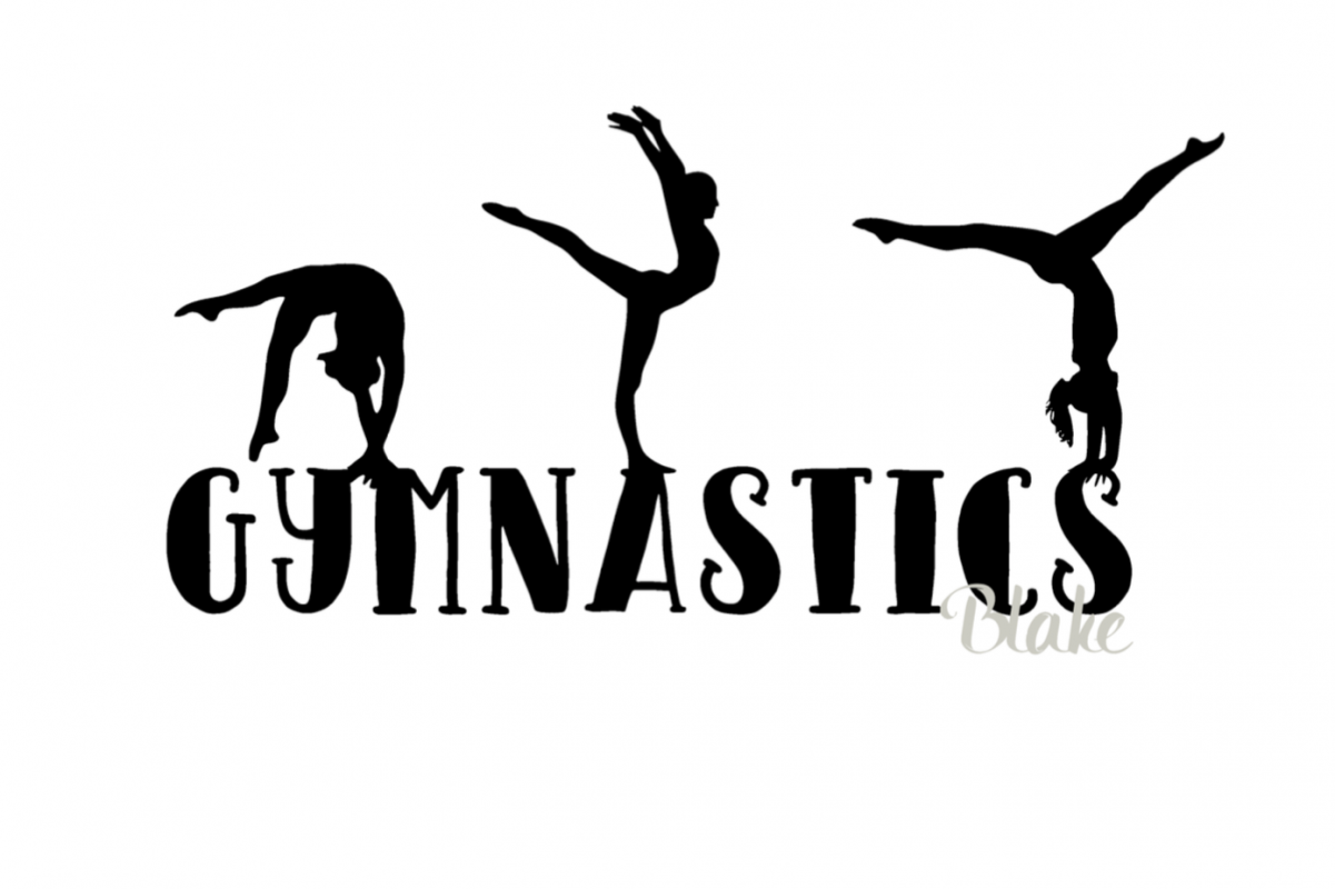 Download Gymnastics svg CUT file for Silhouette cameo Wall Decal ...