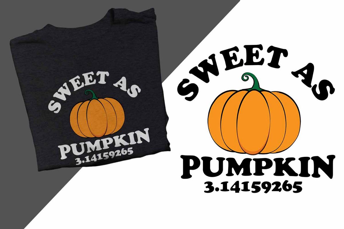 Sweet as Pumpkin 3.14 Halloween Printable example image 1