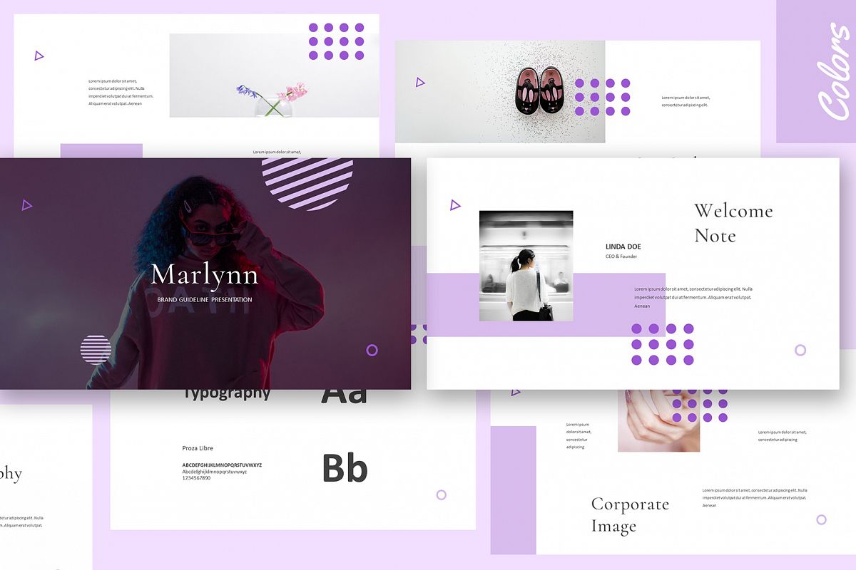 Marlynn Brand Guidelines Keynote example image 1