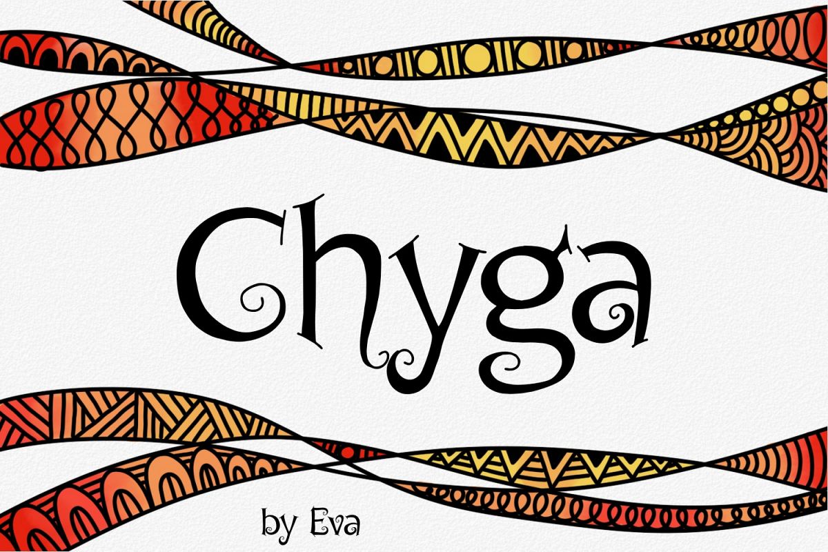 Chyga Font example image 1