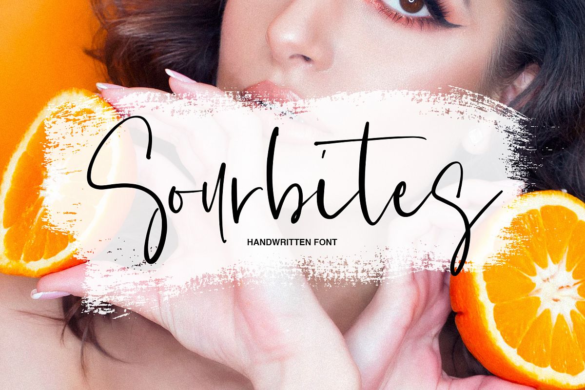 Sourbites Handwritten Font example image 1