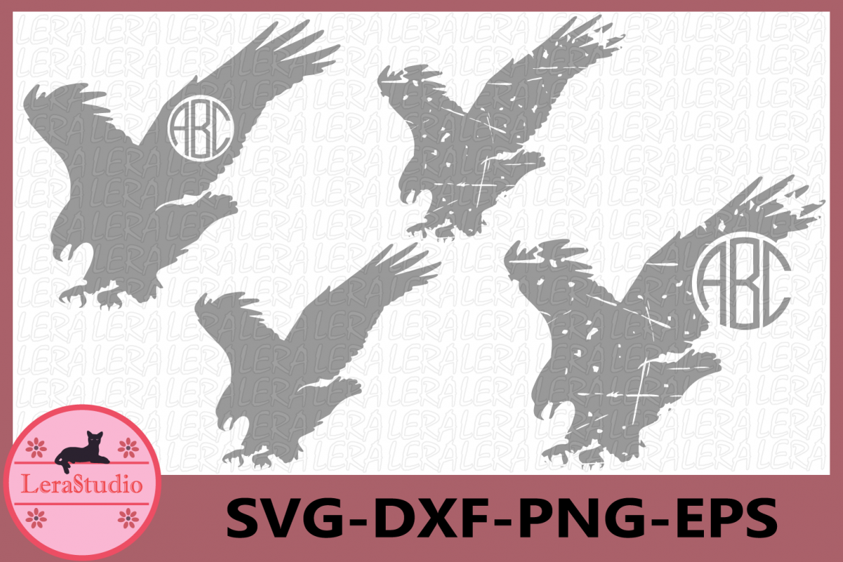 Eagle Grunge svg, Hawks Grunge SVG, Hawks Svg example image 1