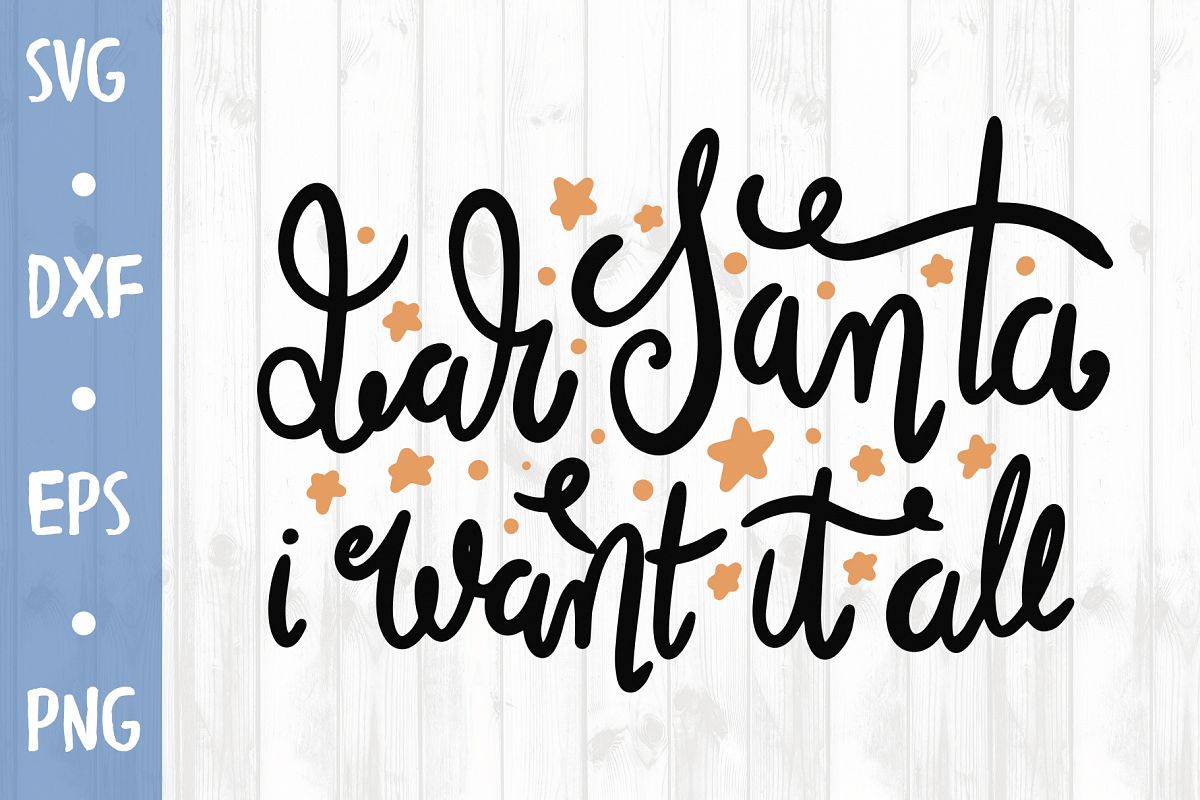 Christmas phrase SVG CUT FILE example image 1
