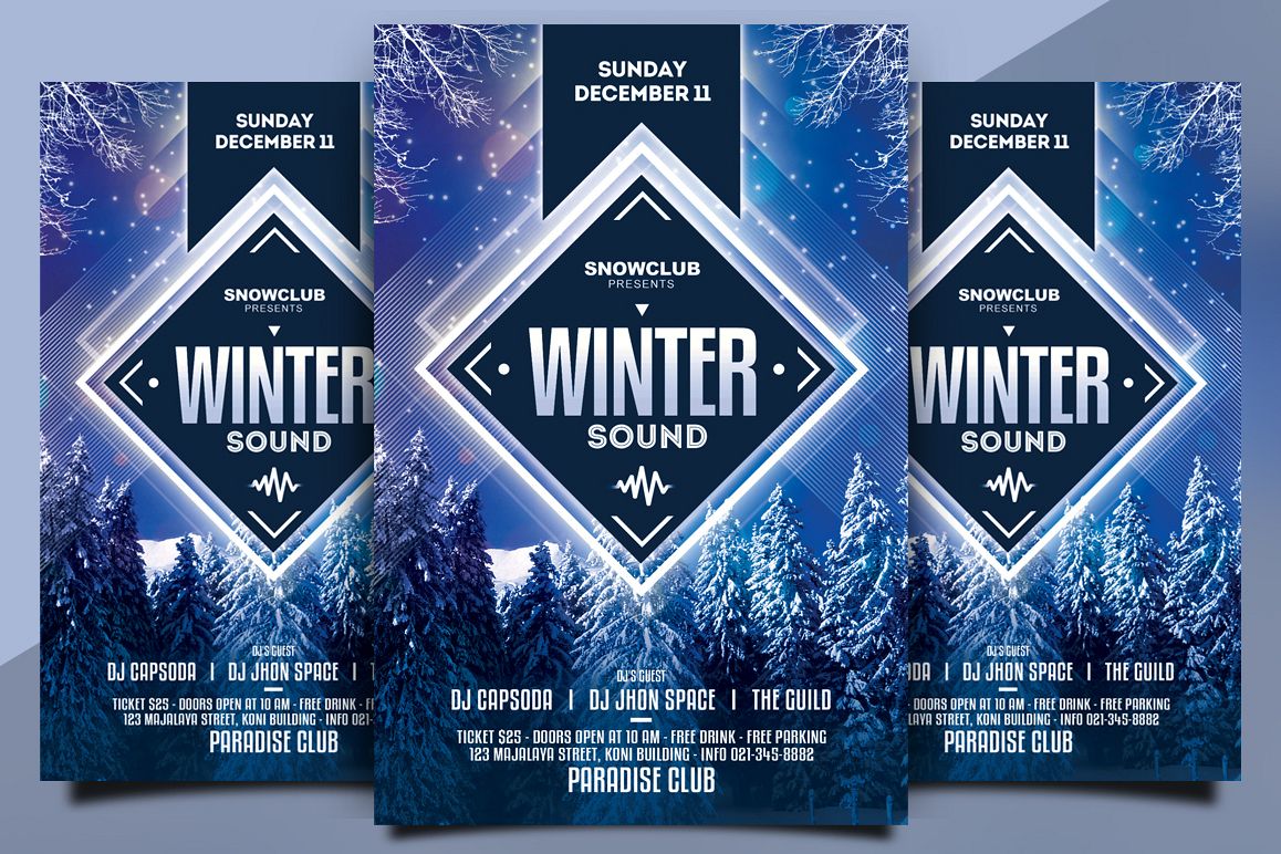 Winter Sound Flyer example image 1