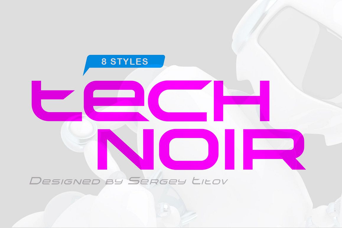 TechnoirSST Font example image 1