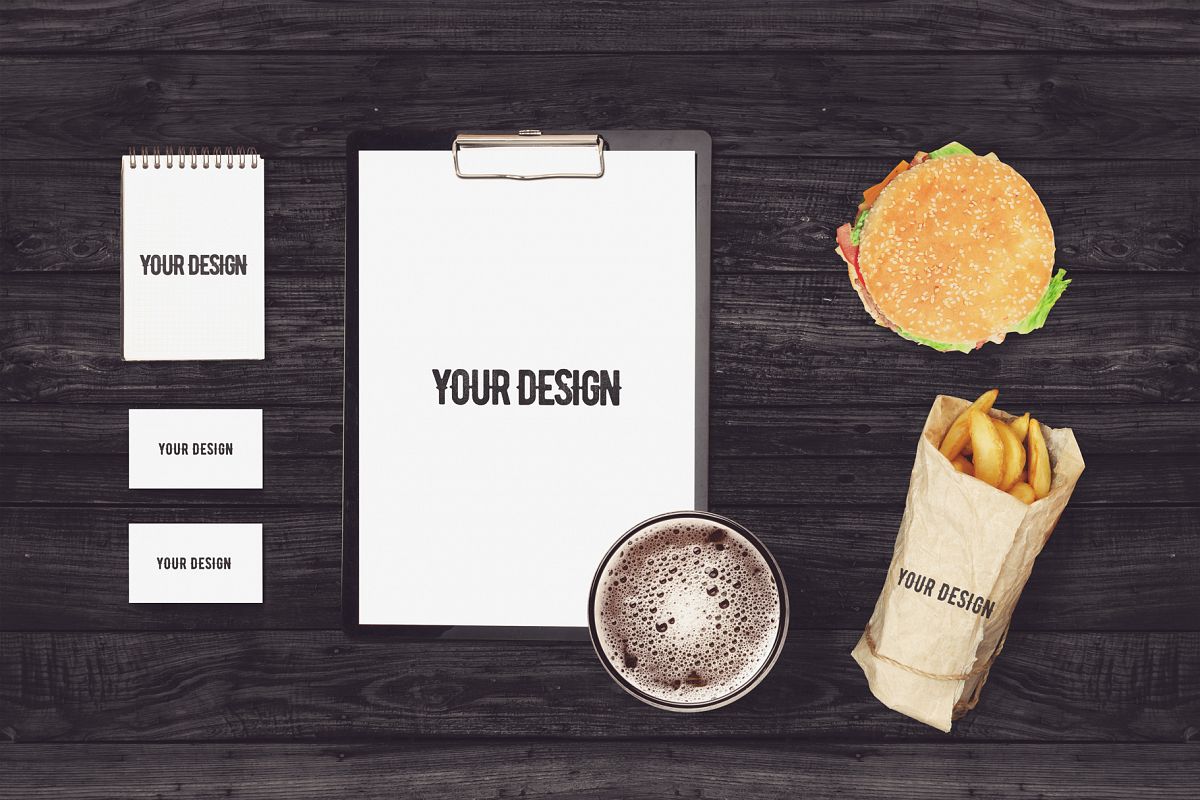 Restaurant Branding Mock-up #5 example image 1