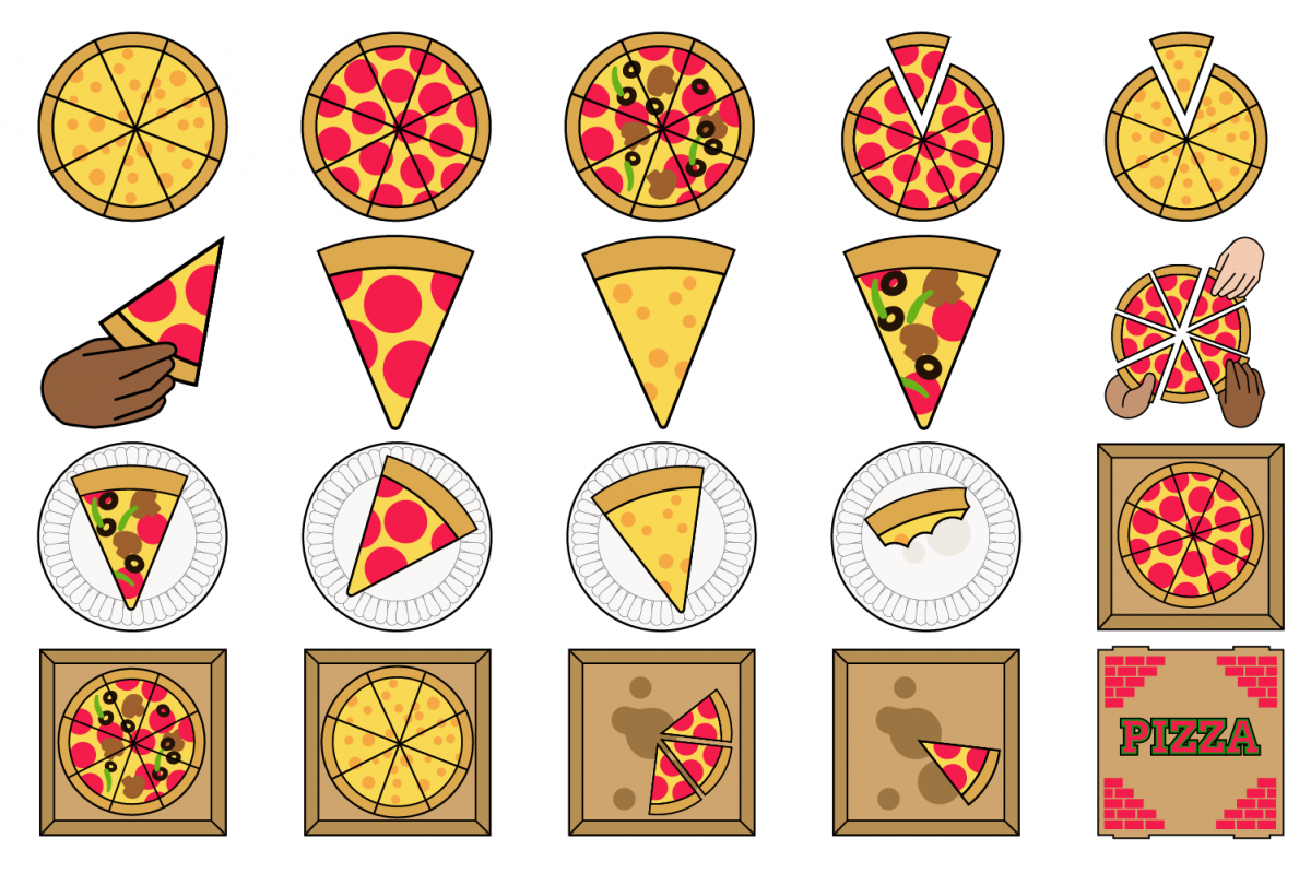 Pizza Party Clipart example image 1