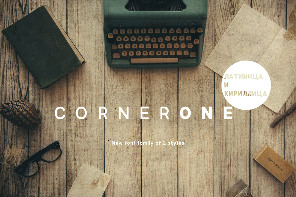 CornerOneTypeface example image 1