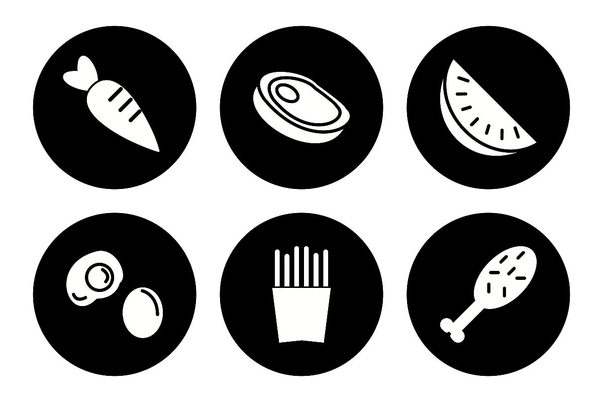 Set Of Food Icons example image 1