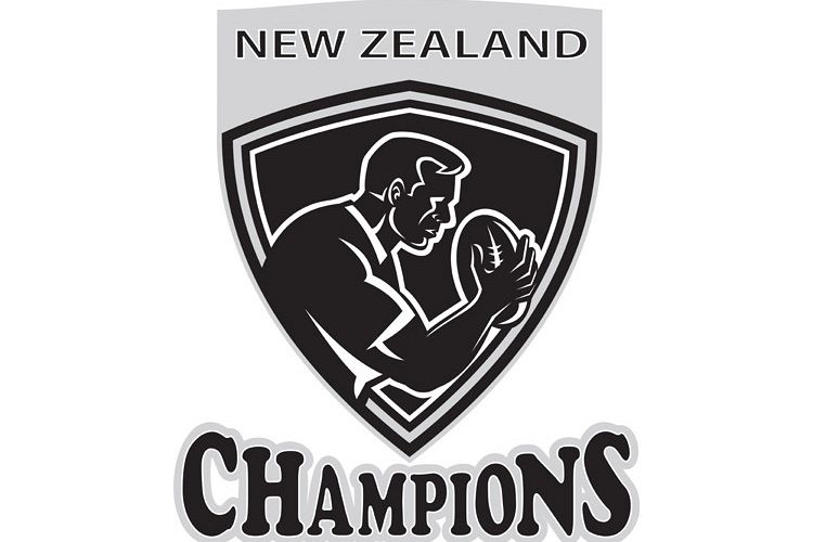 Rugby player New Zealand Champions shield example image 1