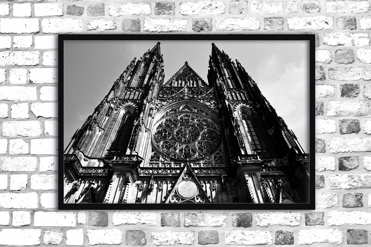Architecture photo gothic cathedral blackandwhite gothic example image 1