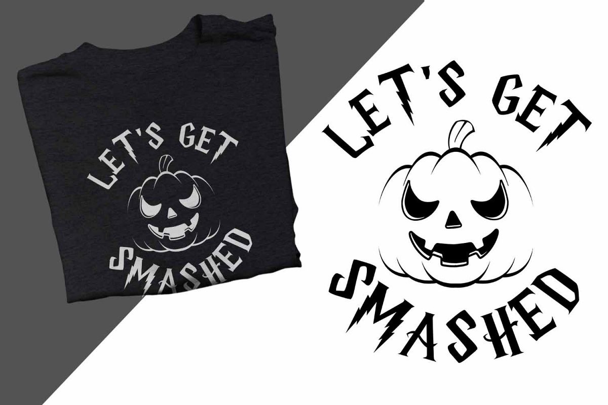 Let's get smashed Halloween Printable example image 1