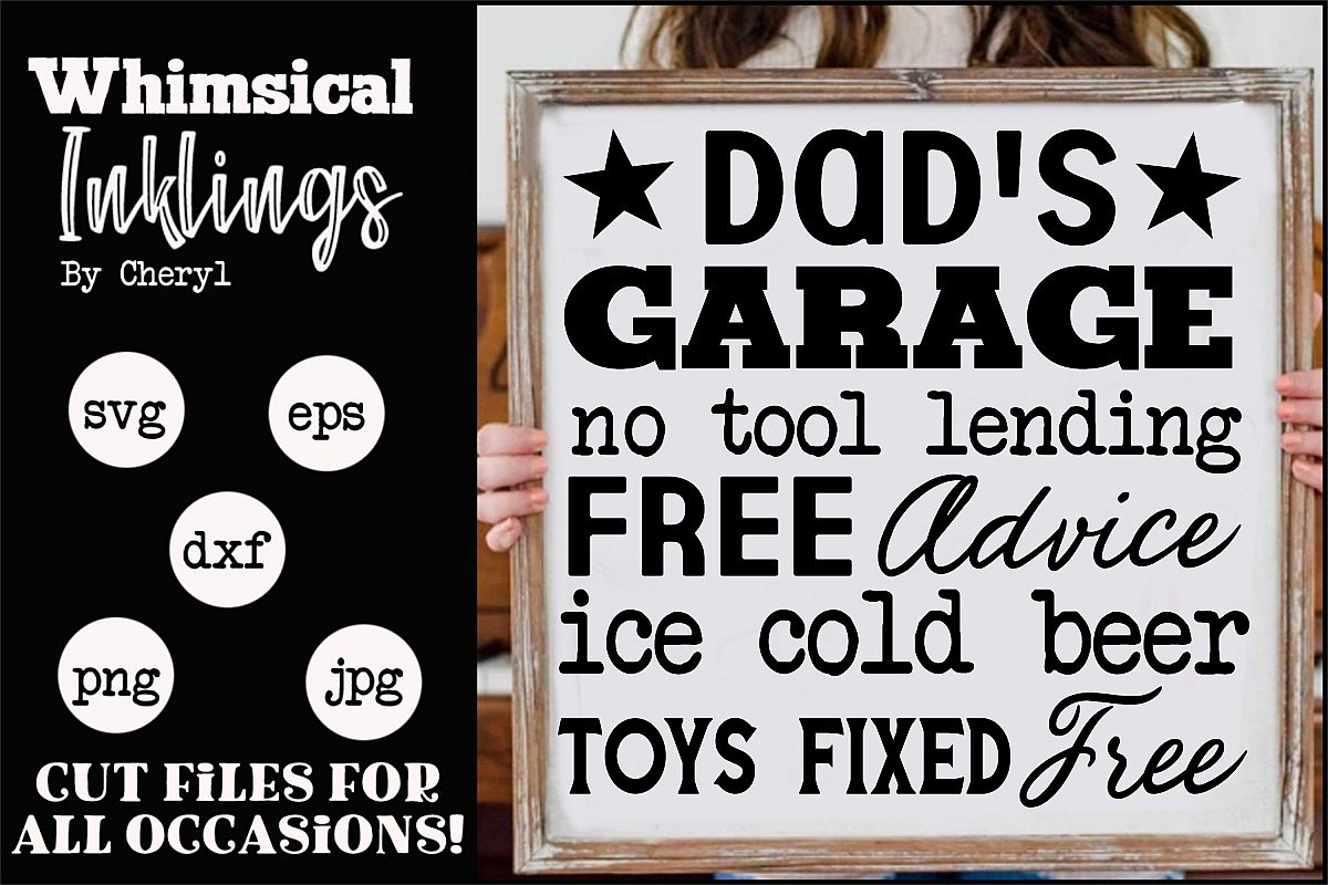 Dads Garage 7 SVG example image 1