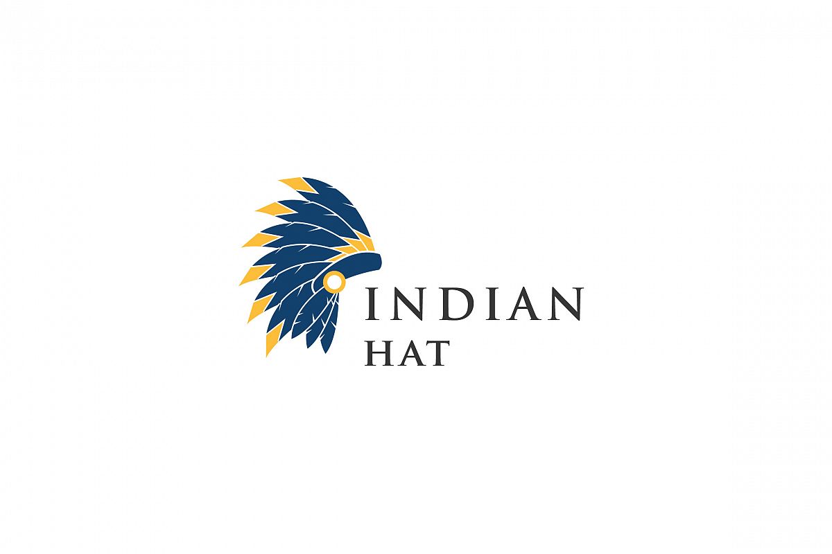 Indian Hat - Logo Template example image 1