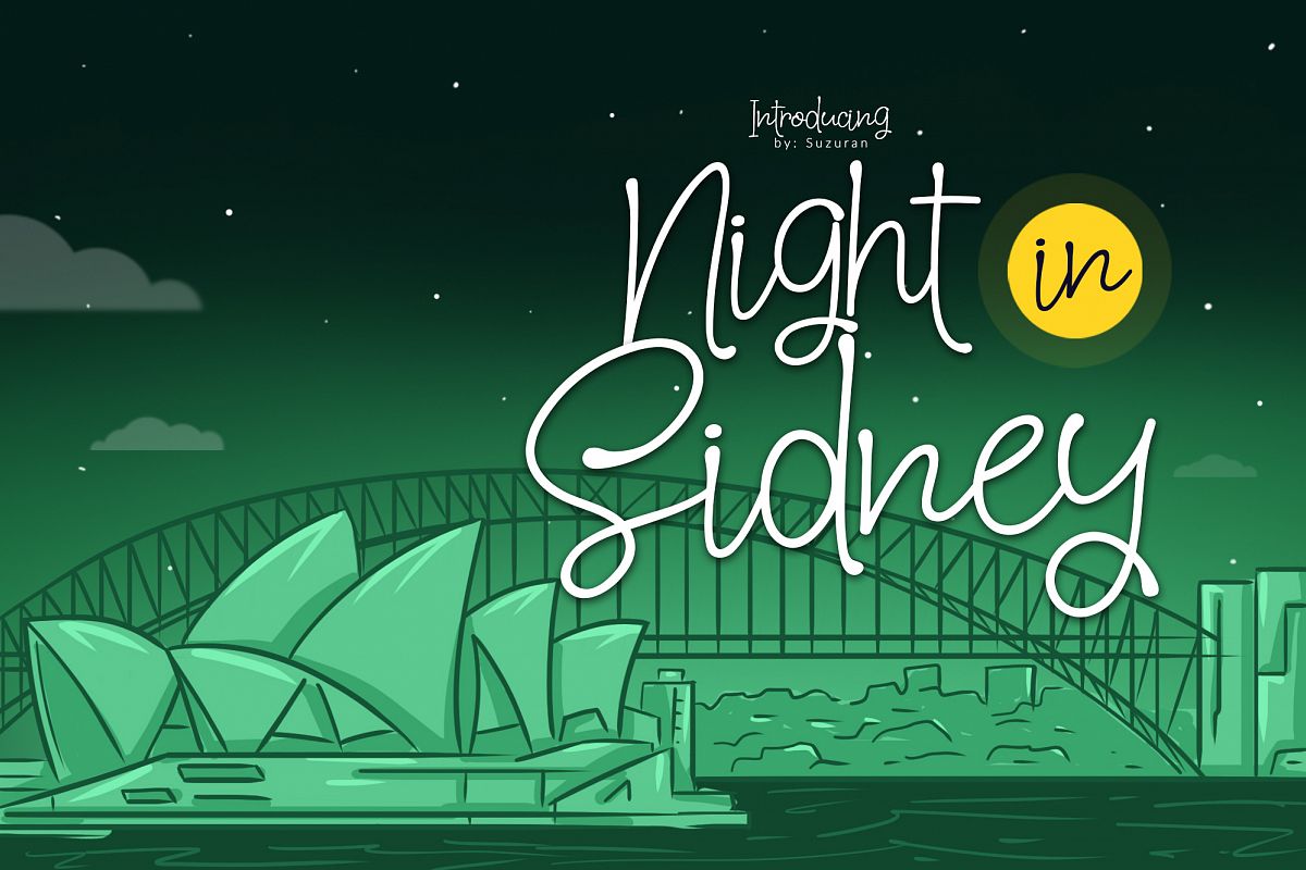 Night in Sidney example image 1