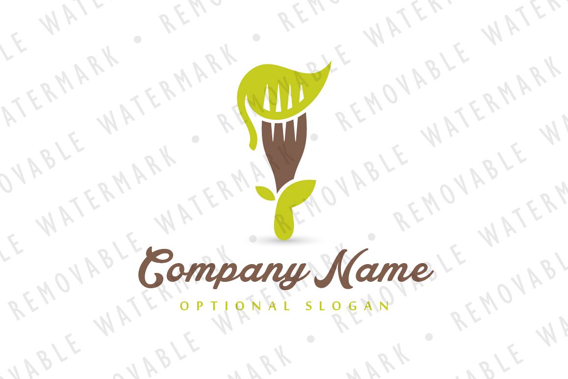 Vegetarian Food Logo