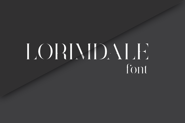 Lorimdale font example image 1