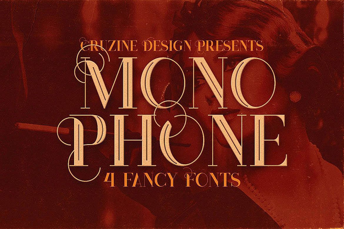 Monophone - Fancy Font example image 1