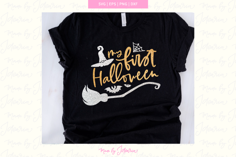First Halloween svg, 1st halloween svg, baby halloween svg example image 1