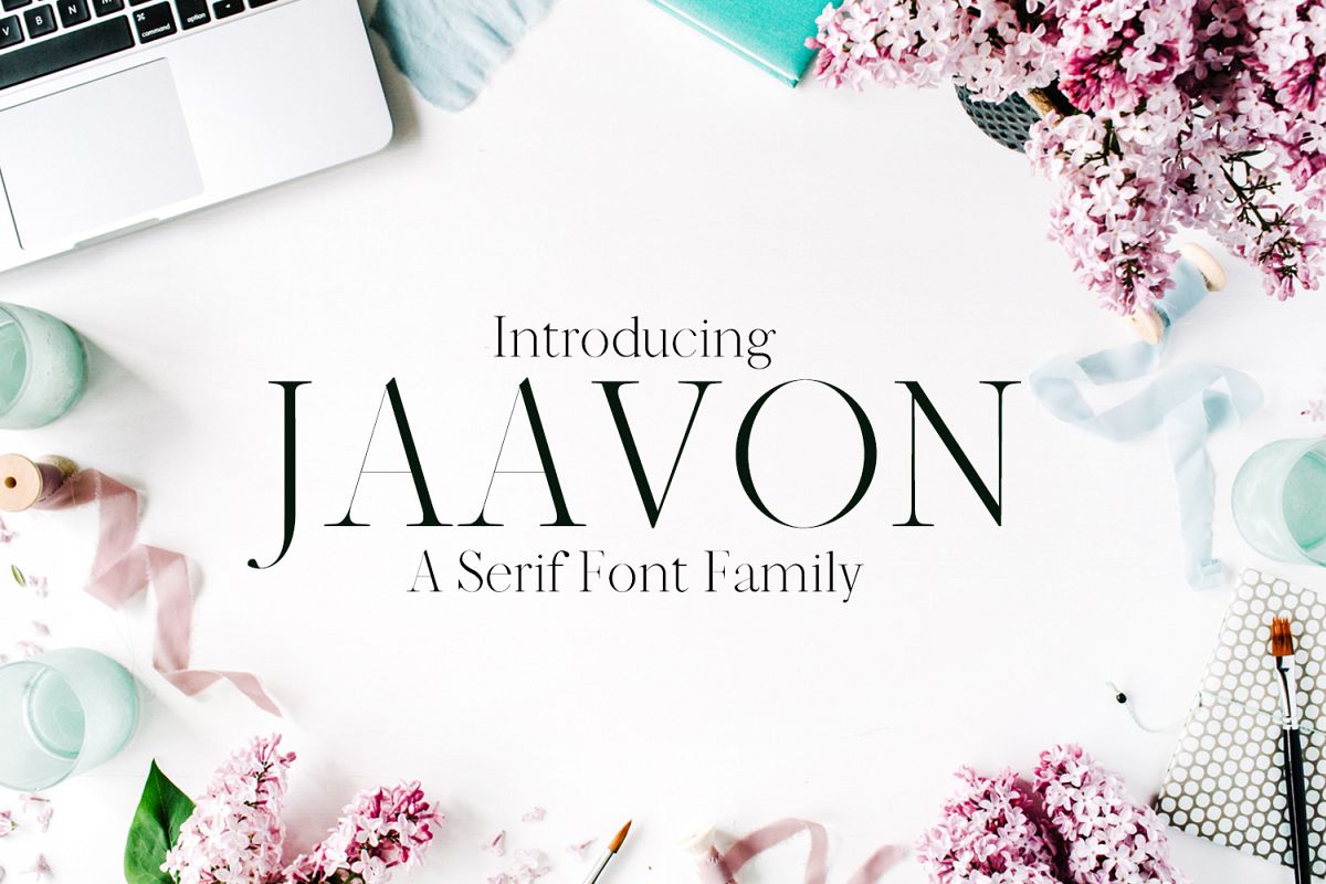 Jaavon Serif Font Family example image 1