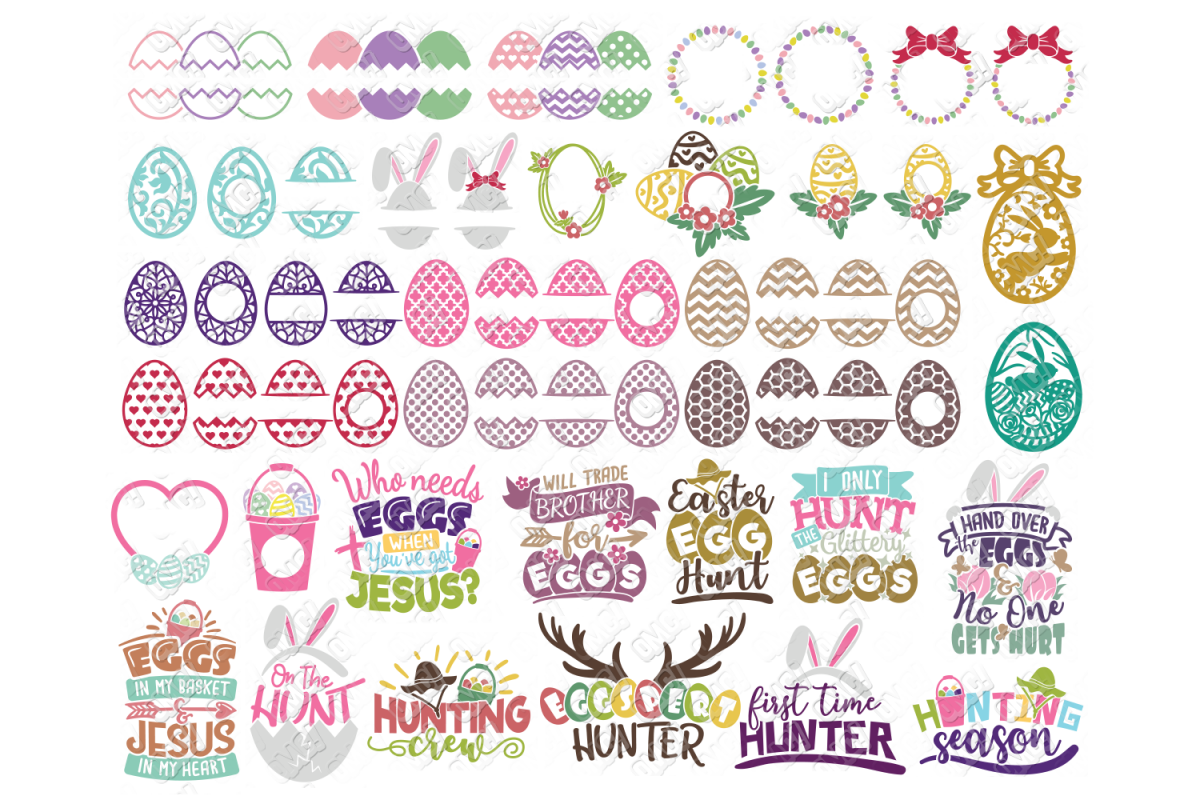 Download Easter Egg SVG Monogram Quotes in SVG, DXF, PNG, EPS, JPEG