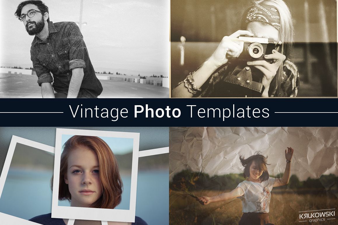 Vintage Photo Template example image 1