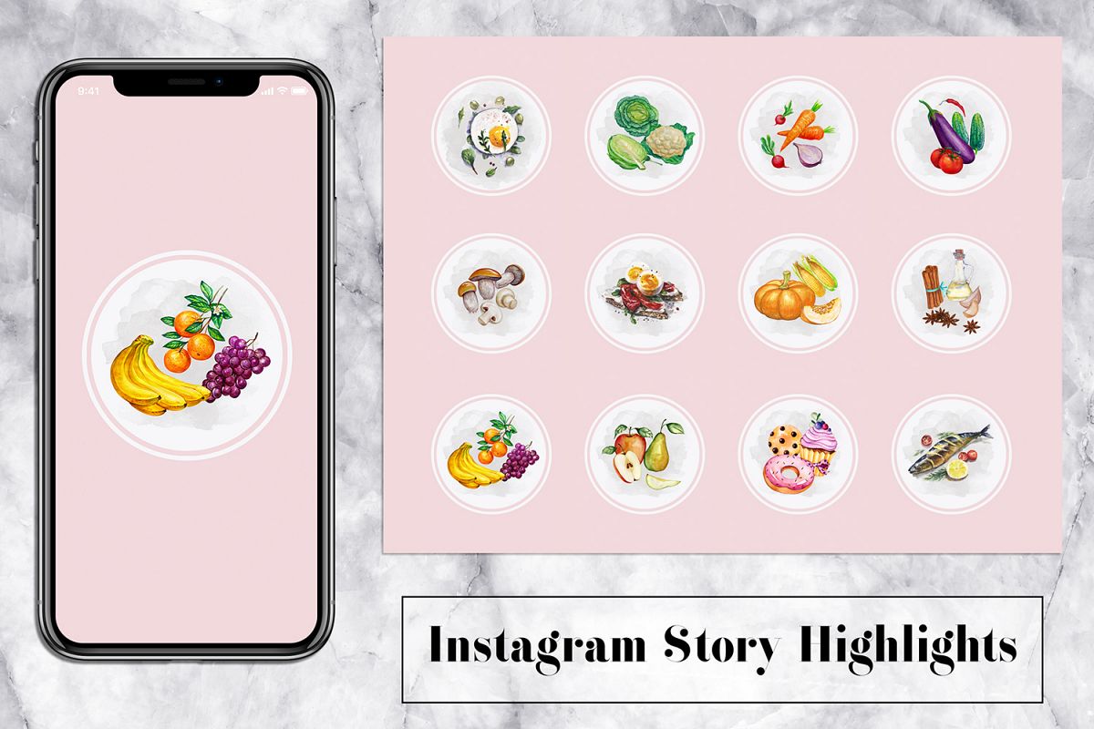 Food Instagram Story Icons example image 1